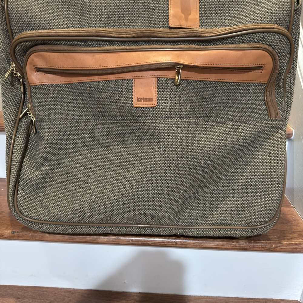 Hartmann Brown and Tan Travel Bag